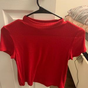 Forever 21 red crop top